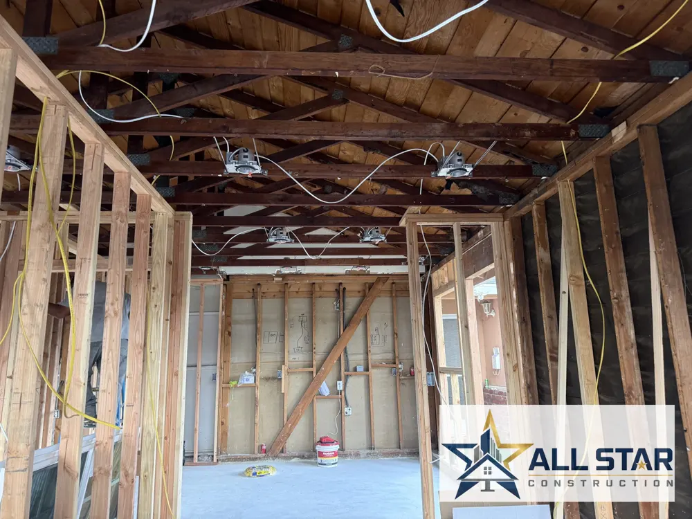 Construction framing and interior work from the All Star Construction gallery